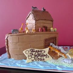 Noah Ark Birthday Cakes