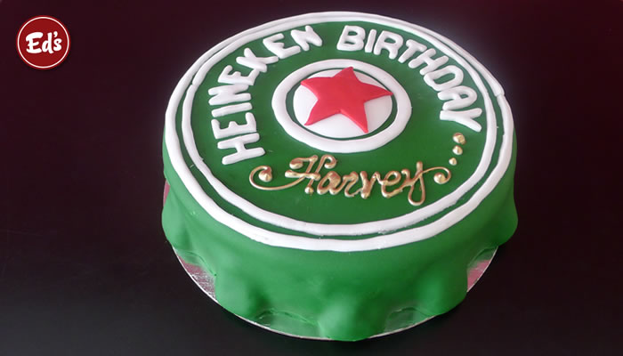 21st Heineken Birthday Cake