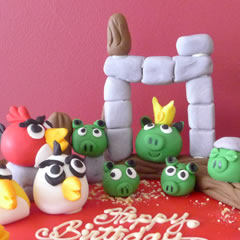 Angry Bird Birthday Cakes