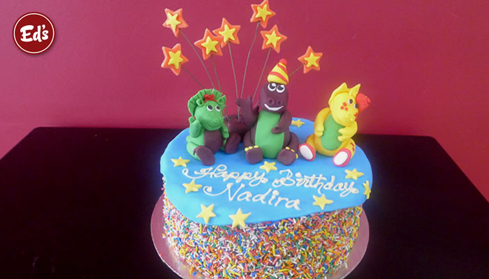 Barney Theme Cake