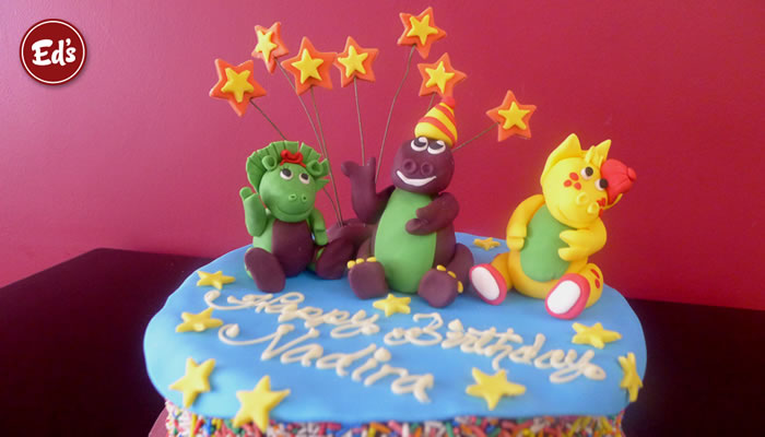 Barney Theme Cake