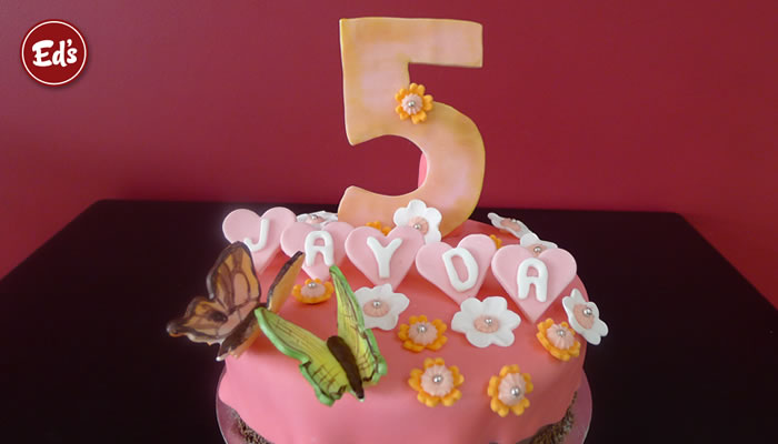 Butterfly Theme Cake