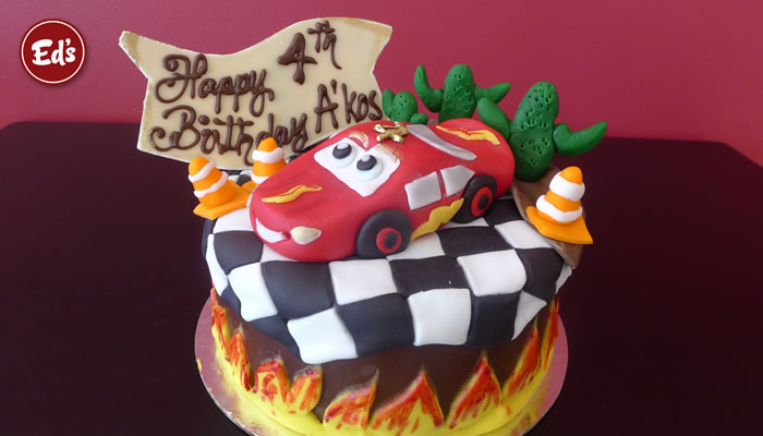 Car Theme Cake