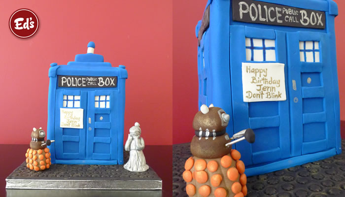 Dr. Who Theme Cake
