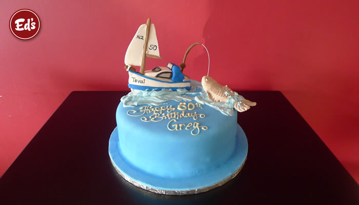 Fishing Theme Cake