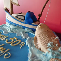 Fishing Birthday Cakes
