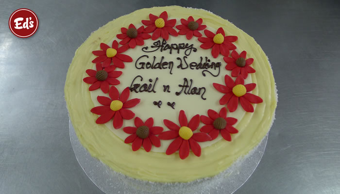 Flower Theme Cake