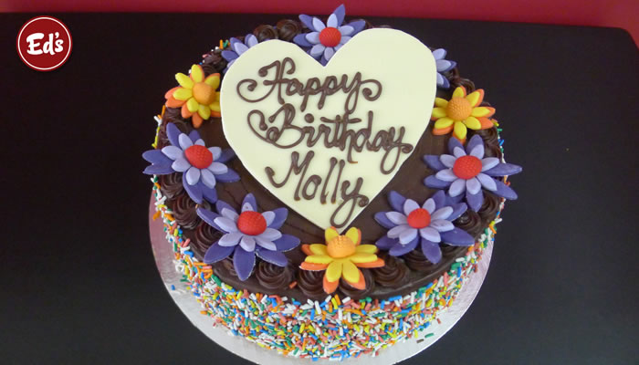 Flower Theme Cake