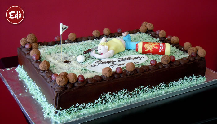 Golf Theme Cake