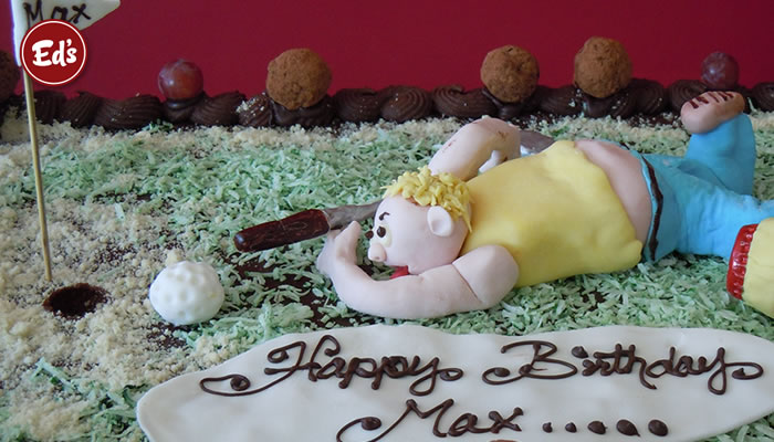 Golf Theme Cake