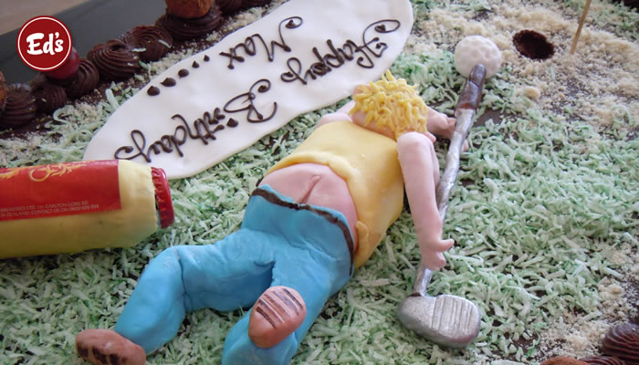 Golf Theme Cake