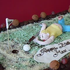 Golf Birthday Cakes