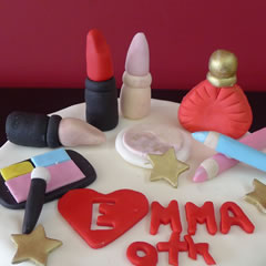 Makeup Birthday Cakes