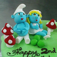 Smurfs Birthday Cakes