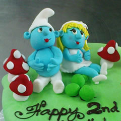 Smurfs Birthday Cakes