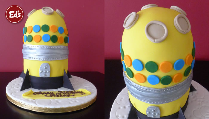 Space Rocket Birthday Cakes