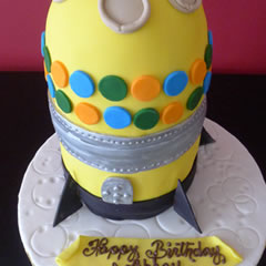Space Rocket Birthday Cakes