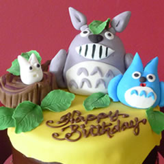 Totoro Birthday Cakes