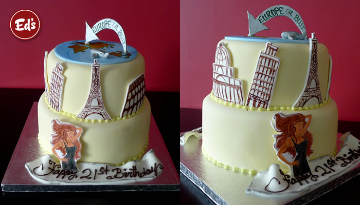 Travel Birthday Cakes