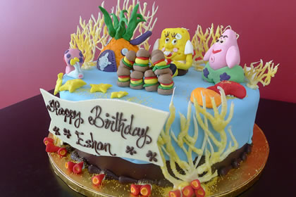 Sponge Bob Birthday Cake