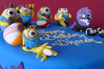 Minion Birthday Cake