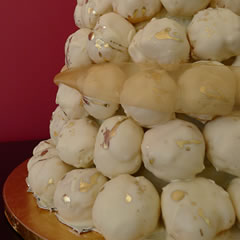 Croquembouche Wedding Cake