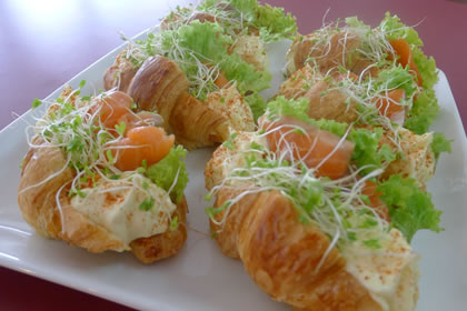 Salmon Croissants