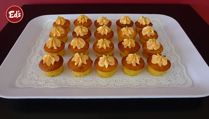 Orange Almond Cake Platters