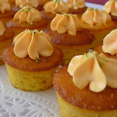 Orange Almond Cake Platters